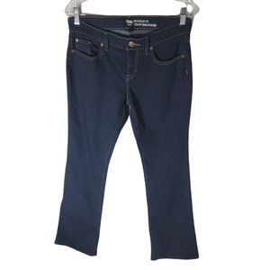 GAP bootcut jeans women's size 6 low rise dark rinse denim stretch Y2K casual